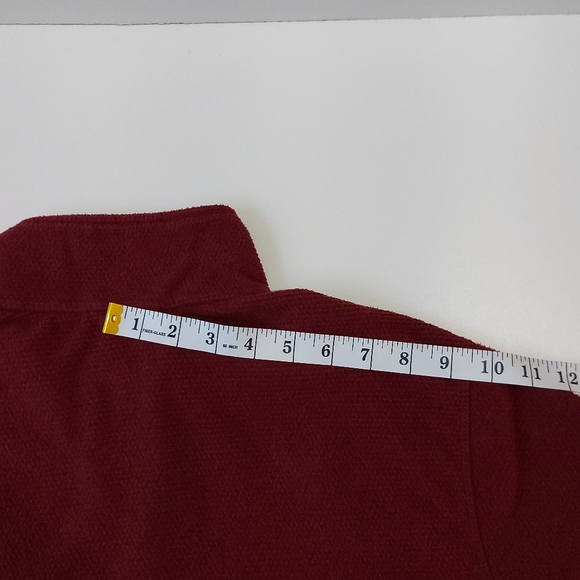 Lands' End Sweater With Collar and Zipper - Picture 10 of 12